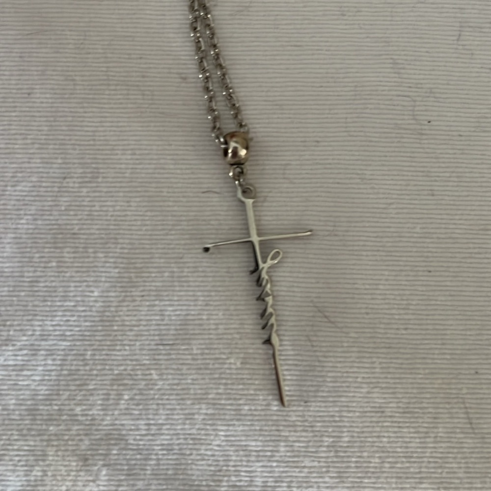God Jesus Lord Cross Stainless Steel Necklace - Picture 5 of 10